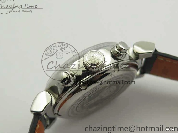 MIROTIME 0501 Breathable Da Vinci IW393402 SS ZF 1:1 Best Edition Blue Dial On Black Leather Strap A 7211
